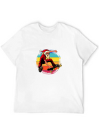 Skateboarding Santa T-Shirt