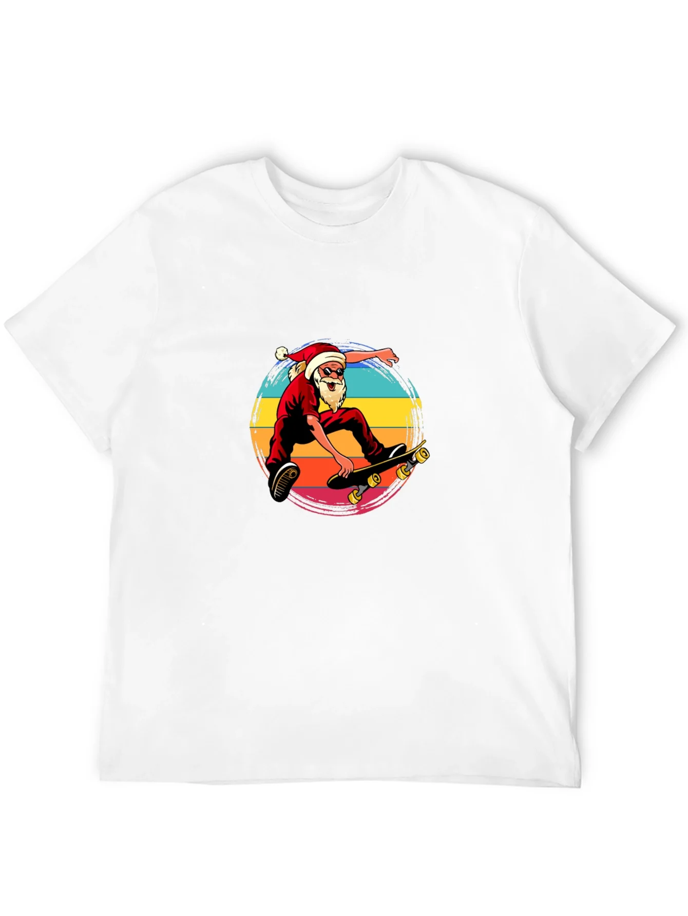 Skateboarding Santa T-Shirt