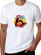 Skateboarding Santa T-Shirt