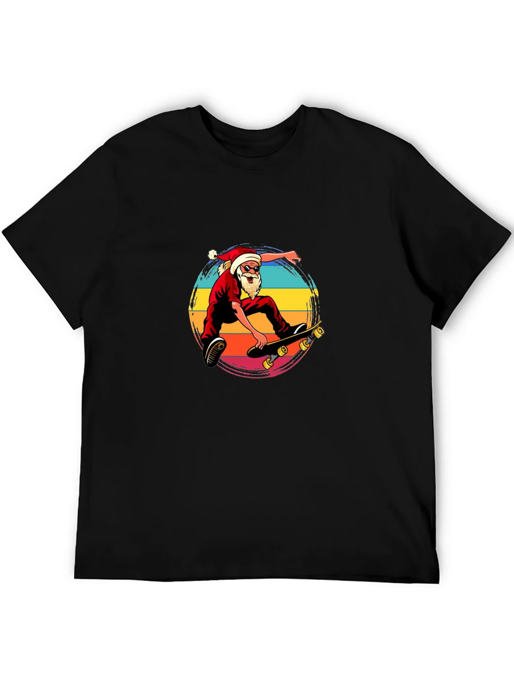 Skateboarding Santa T-Shirt