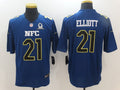 Men's Dallas Cowboys Ezekiel Elliott #21 Blue Game Jersey1