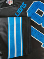 Men's Detroit Lions Isaac TeSlaa Jersey -  Black