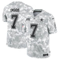 Trevon Diggs Dallas Cowboys Nike 2024 Salute to Service Limited Jersey - Arctic Camo