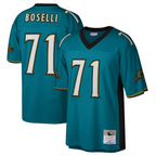 #71 Tony Boselli Player J.Jaguars Teal  Legacy Replica Football Jerseys