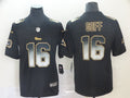 Men's Los Angeles Rams Jared Goff #16 Black Alternate Game Jersey1