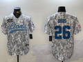 Men's Detroit Lions Jahmyr Gibbs #26 Arctic Camo 2024 Salute to Service Player Jersey1