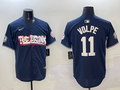 Men's New York Yankees Anthony Volpe Navy Limited Player Jersey1