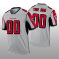 Custom1 Atlanta Falcons Silver Inverted Legend Jersey1 Stitched American Football Jerseys