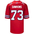 B.Bills #73 Dion Dawkins Player Game Jersey - Red Stitched American Football Jerseys