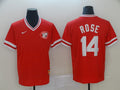 Men's Cincinnati Reds Pete Rose #14 Red Fashion Stitched Jersey1