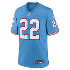 Derrick Henry Tennessee Titans Nike Oilers Throwback Alternate Game   Jersey - Light Blue