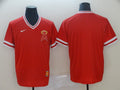 Men's Los Angeles Angels Red Replica Blank Jersey1