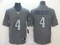 Men's Dallas Cowboys Dak Prescott #4 Gray Player Game Jersey1