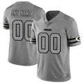 Custom1 Green Bay Packers 2019 Gray Gridiron Gray Vapor Untouchable Limited Jersey1 Stitched American Football Jerseys