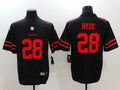 Men's San Francisco 49ers Carlos Hyde #28 Black Game Jersey1