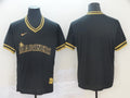 Men's Seattle Mariners Black Replica Blank Jersey1