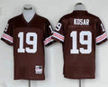 Men's Cleveland Browns Bernie Kosar  Brown Legacy Replica Player Jersey1