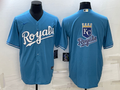 Men's Kansas City Royals Light Blue Replica Player Jersey1