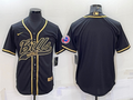 Men's Buffalo Bills Black Blank Jersey1