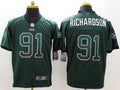 Men's New York Jets Sheldon Richardson #91 Green Game Jersey1