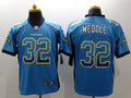 Men's Los Angeles Chargers Eric Weddle #32 Blue Game Jersey1