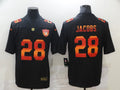 Men's Las Vegas Raiders Josh Jacobs Black Team Game Jersey1