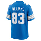 Isaiah Williams Detroit Lions Nike Game Jersey -  Blue
