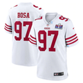 Mens Xavier Worthy Red LIX Championship Game Stitched Jersey