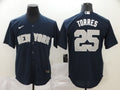 Men's New York Yankees Gleyber Torres #25 Navy Replica Baseball Jersey1