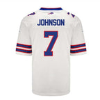 B.Bills #7 Taron Johnson Player White Game Jersey -American Stitched Football Jerseys