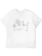 Black Cartoon Graphic Tee