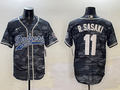 Men's Los Angeles Dodgers Roki Sasaki #11 Grey Camouflage Player Jersey1