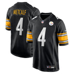 Men's Pittsburgh Steelers DK Metcalf Nike Black Game Player Jersey