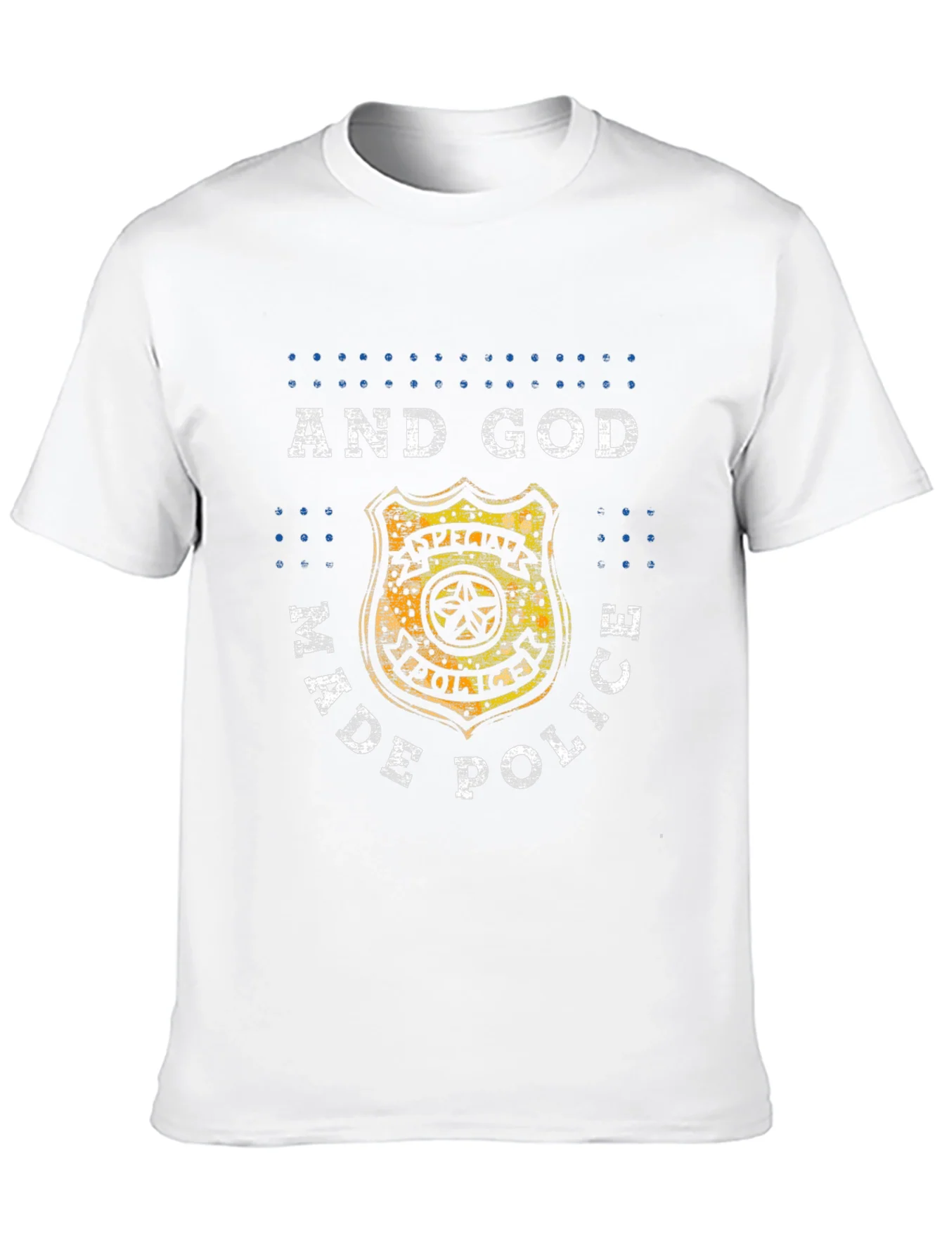 And God Made Police Graphic Tee