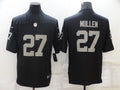 Men's Las Vegas Raiders Trayvon Mullen #27 Black Game Jersey1