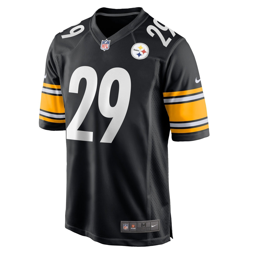 Levi Wallace Pittsburgh Steelers Nike Game   Jersey - Black