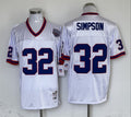 Men's Buffalo Bills OJ Simpson  White Legacy Replica Player Jersey1