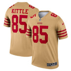 George Kittle 85 San Francisco 49ers Inverted Legend Jersey - Gold