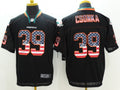 Men's Miami Dolphins Larry Csonka #39 Black Game Jersey1