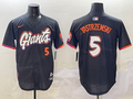 Men's San Francisco Giants Mike Yastrzemski #5 Black 2025 City Connect Limited Player Jersey1