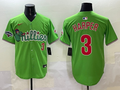 Men's Philadelphia Phillies Bryce Harper #3 Green Player Game Jersey1