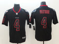 Men's Houston Texans Deshaun Watson #4 Black Alternate Game Jersey1
