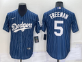 Men's Los Angeles Dodgers Freddie Freeman #5 Blue Player Game Jersey1