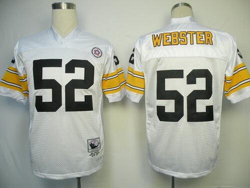 Men's Pittsburgh Steelers Mike Webster  White Legacy Replica Jersey1