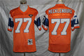 Men's Denver Broncos Karl Mecklenburg  Orange Legacy Replica Jersey1