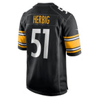 Nick Herbig Pittsburgh Steelers Nike  Game Jersey -  Black