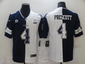 Men's Dallas Cowboys Dak Prescott #4 Navy/White Game Jersey1
