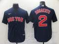Men's Boston Red Sox Xander Bogaerts #2 Navy Replica Baseball Jersey