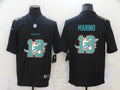 Men's Miami Dolphins #13 Dan Marino Black Alternate Player Game Jersey1