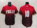 Men's Philadelphia Phillies J.T. Realmuto #10 Red 2024 City Connect Replica Player Jersey1